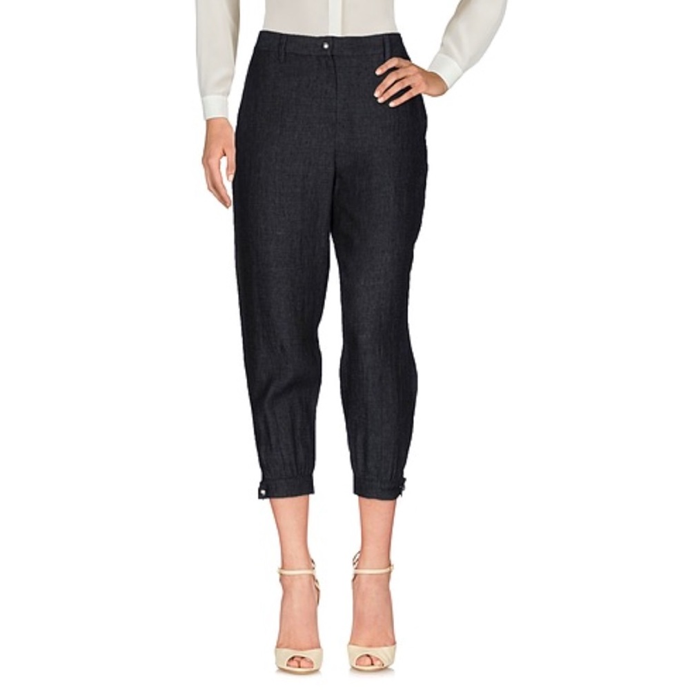Metradamo Linen Capri Pants, Size 6